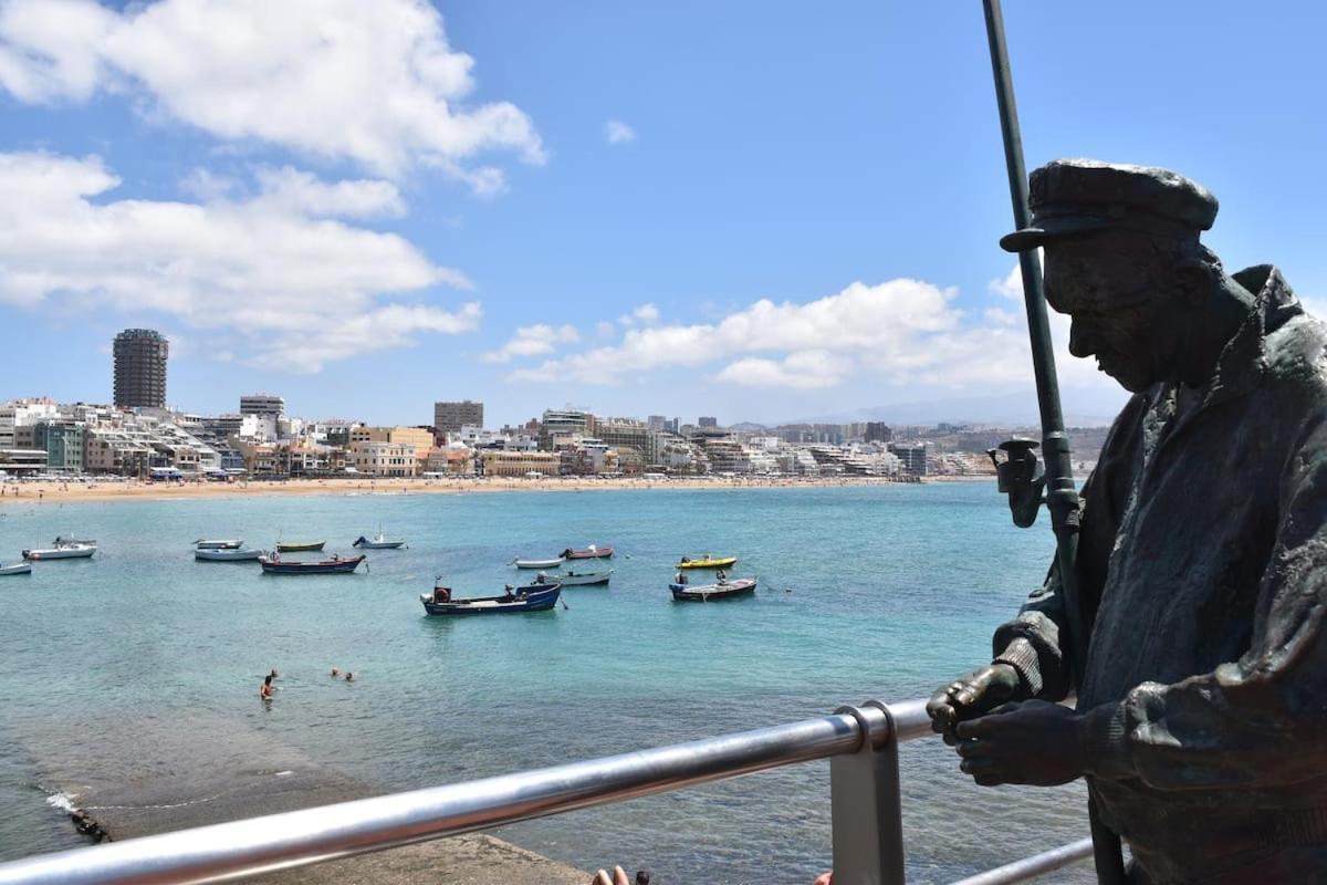 شقة Green Water At The Beach لاس بالماس دي غران كاناريا المظهر الخارجي الصورة