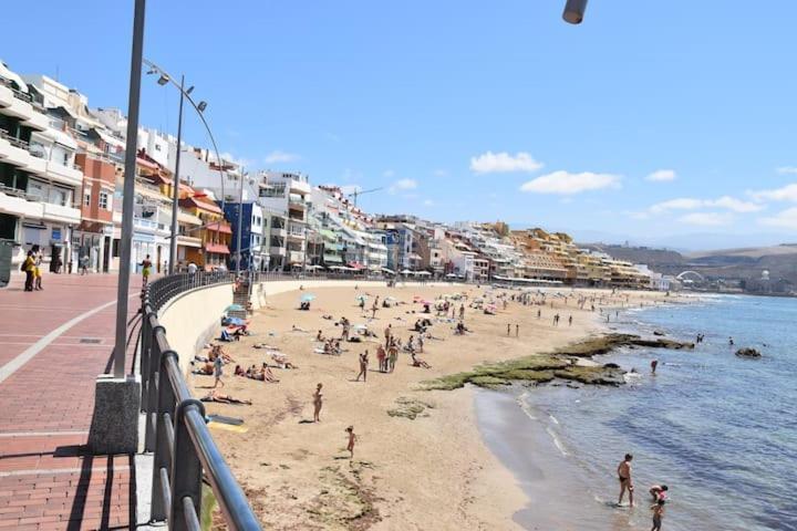 شقة Green Water At The Beach لاس بالماس دي غران كاناريا المظهر الخارجي الصورة